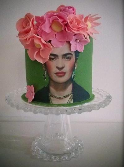 Frida Kahlo  - Cake by Sugar Addict by Alexandra Alifakioti