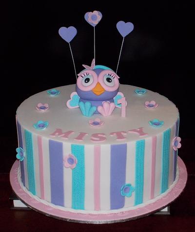 Hootabell 1st Birthday for Misty - Cake by Kim Jury