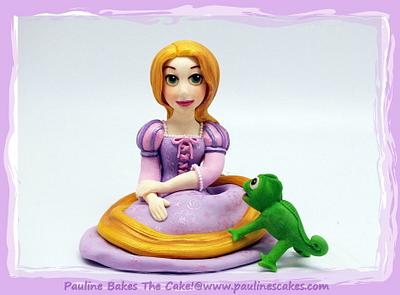 Tangled Rapunzel "The Girl With The Golden Hair" & Pascal!  - Cake by Pauline Soo (Polly) - Pauline Bakes The Cake!