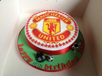 Manchester united - Cake by Rachael Osborne