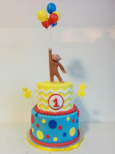 Curious George 1st birthday - Cake by Cake That Bakery