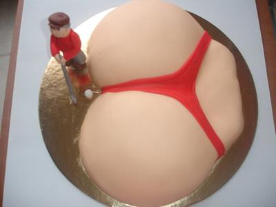naughty golf player - Cake by Vera Santos