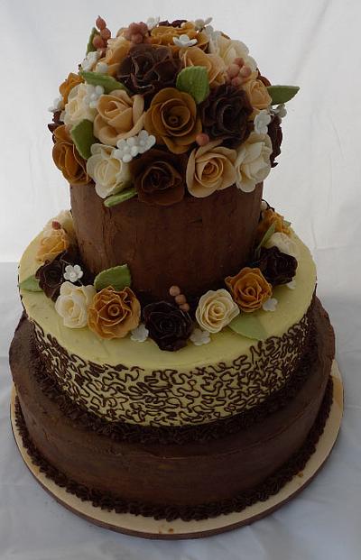 My fist wedding cake - Cake by Felicity @ Celebrate Cakes