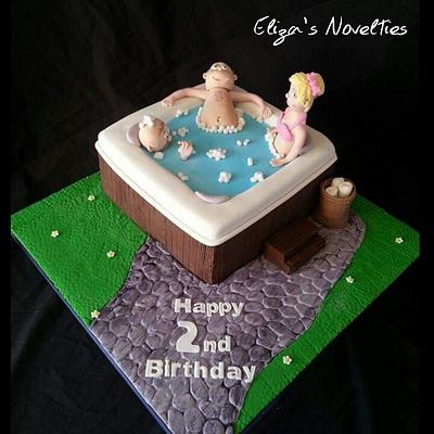 Spa pool. - Cake by Eliza's Novelties