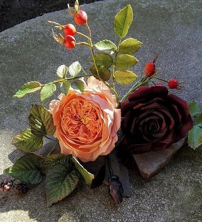 Roses - Cake by babkaKatka