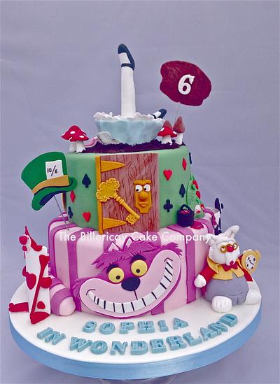 Alice in Wonderland cake - Cake by The Billericay Cake Company