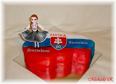 Slovakia - For the dancer folklore ensemble - Cake by Mischell