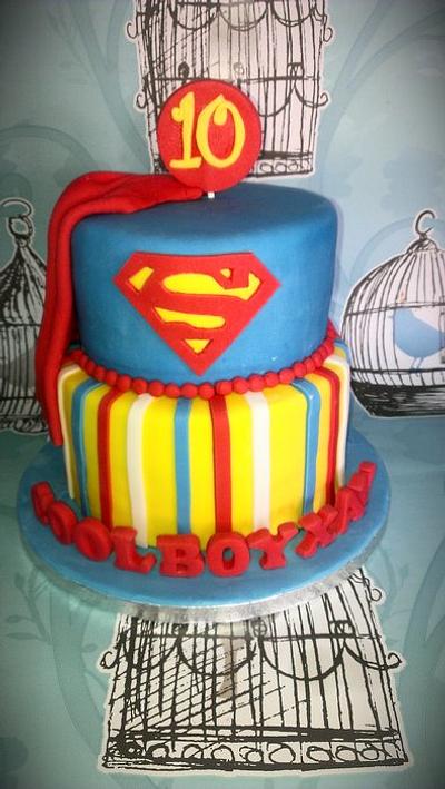 Superman - Cake by Cakes galore at 24