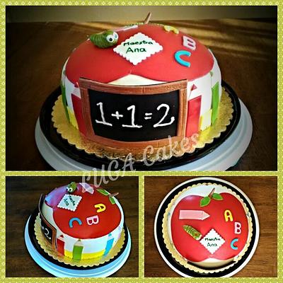 Día del maestro  - Cake by Luga Cakes
