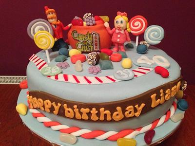 Candy Crush Birthday cake - Cake by CupNcakesbyivy