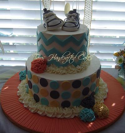 high top baby shower - Cake by Taras Handcrafted Cakes