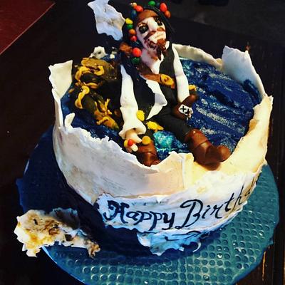 Jack Sparrow - Cake by MagicalMorsels
