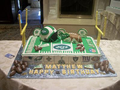 Football cake - Cake by Sher