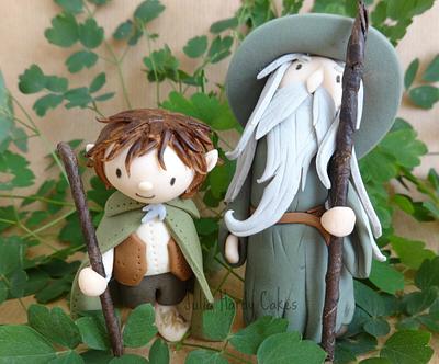 Frodo and Gandalf - Cake by Julia Hardy