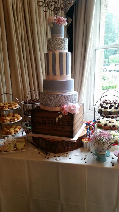 Wedding Cake  - Cake by EBella