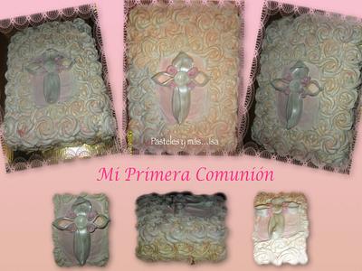 ROSETTES FIRST COMMUNION GIRL - Cake by Pastelesymás Isa