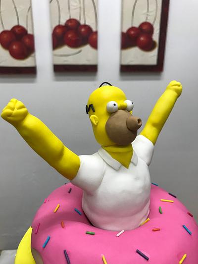 Homer simpson - Cake by Coco Mendez