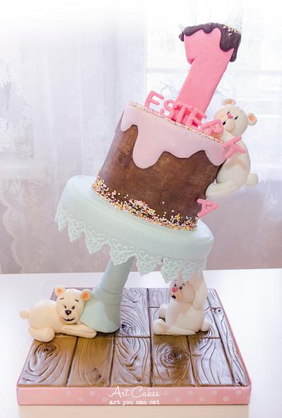 1st Bear Bday Cake  - Cake by Art Bakin’