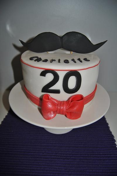 mustache cake - Cake by Anse De Gijnst