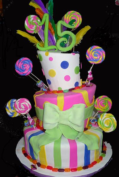 My sweet fifteen - Cake by Monica Garzon Hoheb