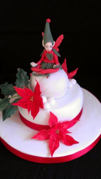 Pixie on snowball - Cake by minkyman