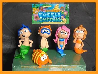 The Bubble Guppies - Cake Toppers - Cake by Mel_SugarandSpiceCakes