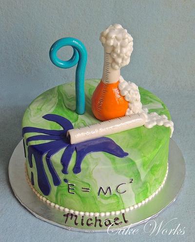 Science themed birthday - Cake by Alisa Seidling