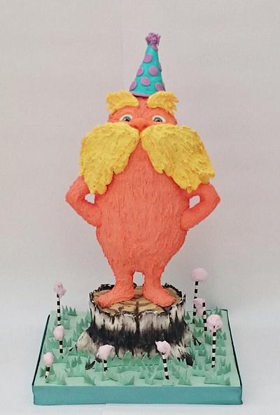 The Lorax  - Cake by The sugar cloud cakery
