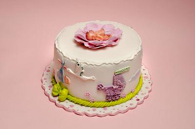 welcome baby girl - Cake by Rositsa Lipovanska