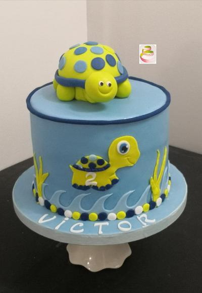 Turttle Birthday - Cake by Ruth - Gatoandcake