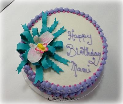 My First Sugar Flower Orchid - Cake by Donna Tokazowski- Cake Hatteras, Martinsburg WV