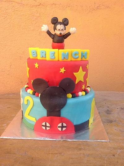 Mickey Mouse themed cake - Cake by LeahGuapa