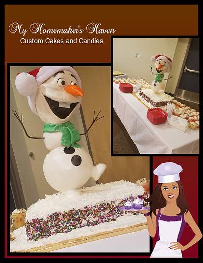 Snowman Cake - Cake by Janis
