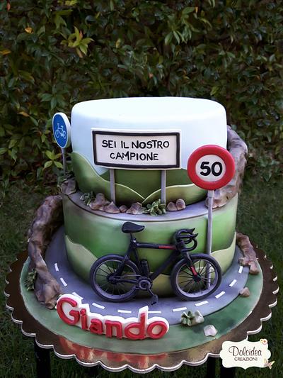 Torta ciclista - Bike cake - Cake by Dolcidea creazioni