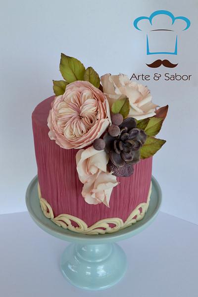 Color of roses - Cake by José Pablo Vega