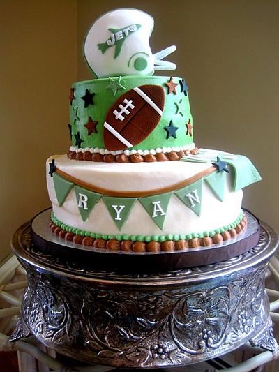 Retro Jets Football Cake - Cake by Renee Daly