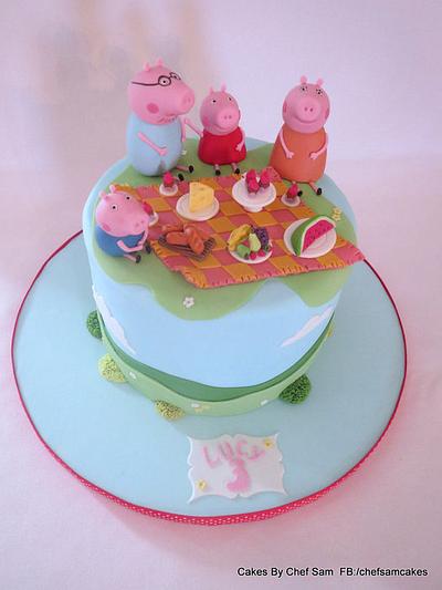 Peppa Pig-nic! - Cake by chefsam