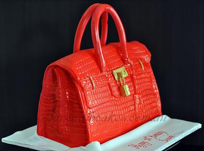 Hermes Birkin Handbag - Cake by Serendib Cakes