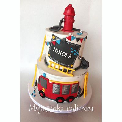 Fireman cake - Cake by Branka Vukcevic