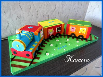 Train cake - Cake by Kamira