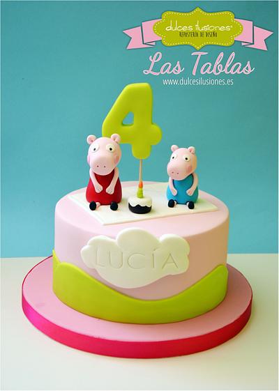 Peppa Pig Cake - Cake by Dulces Ilusiones