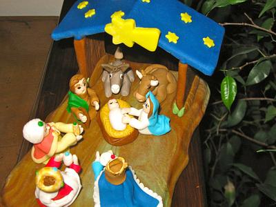 Nativity topper - Cake by Milena