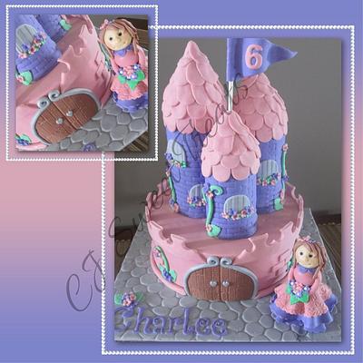 Princess Castle Cake - Cake by cjsweettreats