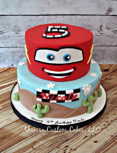 Pixar Cars cake for Icing Smiles, Inc - Cake by Ahimsa