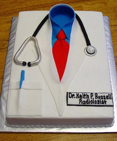 Congratulations, Dr! - Cake by Stephanie Dill