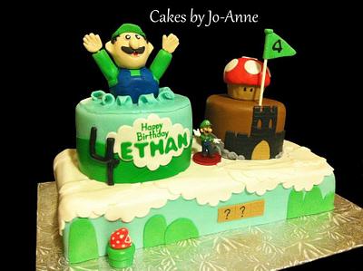 Luigi Birthday - Cake by Cakes by Jo-Anne