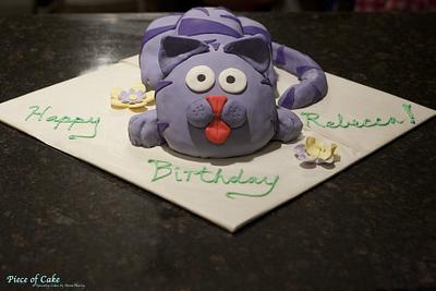 Purple Cat - Cake by Vanilla01