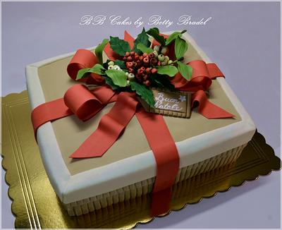 Christmas present  - Cake by Betty Bradel