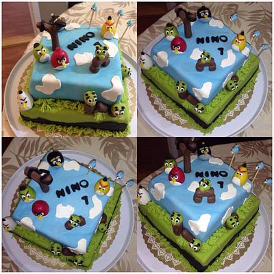 Angry Birds cake - Cake by helenfawaz91
