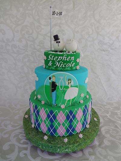 Golf Cake - Cake by Custom Cakes by Ann Marie